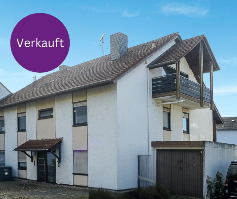 verkauft Nackenheim Dachgeschosswohnung Gut geschnittene Zweizimmer-Dachgeschosswohnung mit Balkon und 2 Stellpl�tzen in Nackenheim