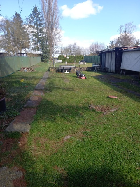 Ansicht Garten Wohngrundst�ck Gau Bischofsheim