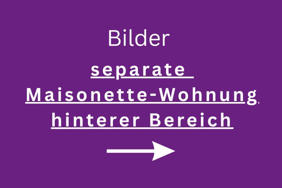 separate Maisonette-Wohnung hinterer Bereich(1) Einfamilienhaus Selzen