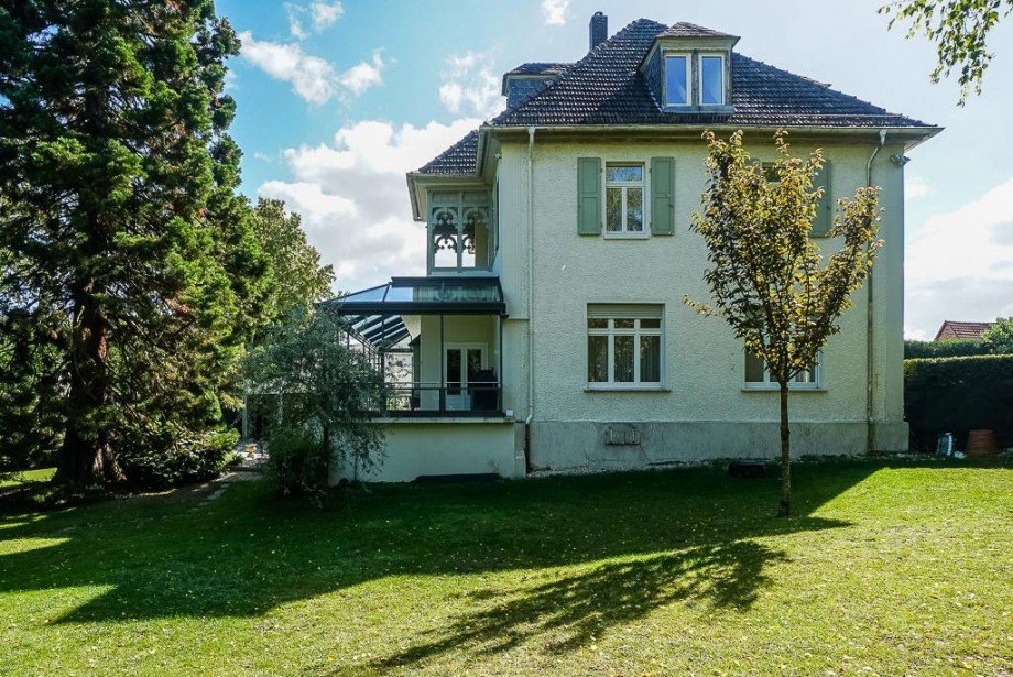 Ansicht vom Garten Villa Bodenheim