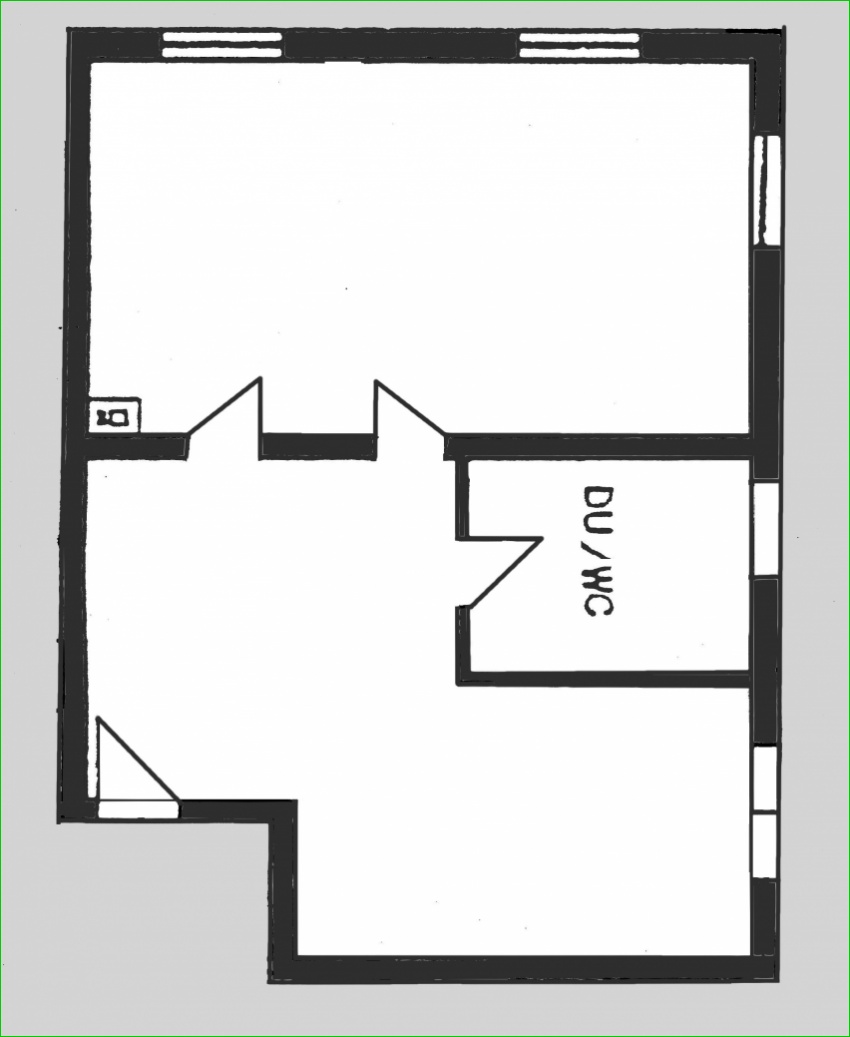 Alter Grundriss B�ro / Praxis Nackenheim