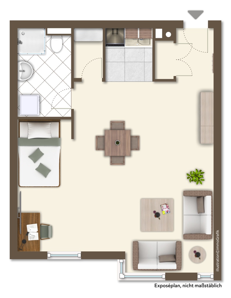 Grundriss Etagenwohnung Mainz
