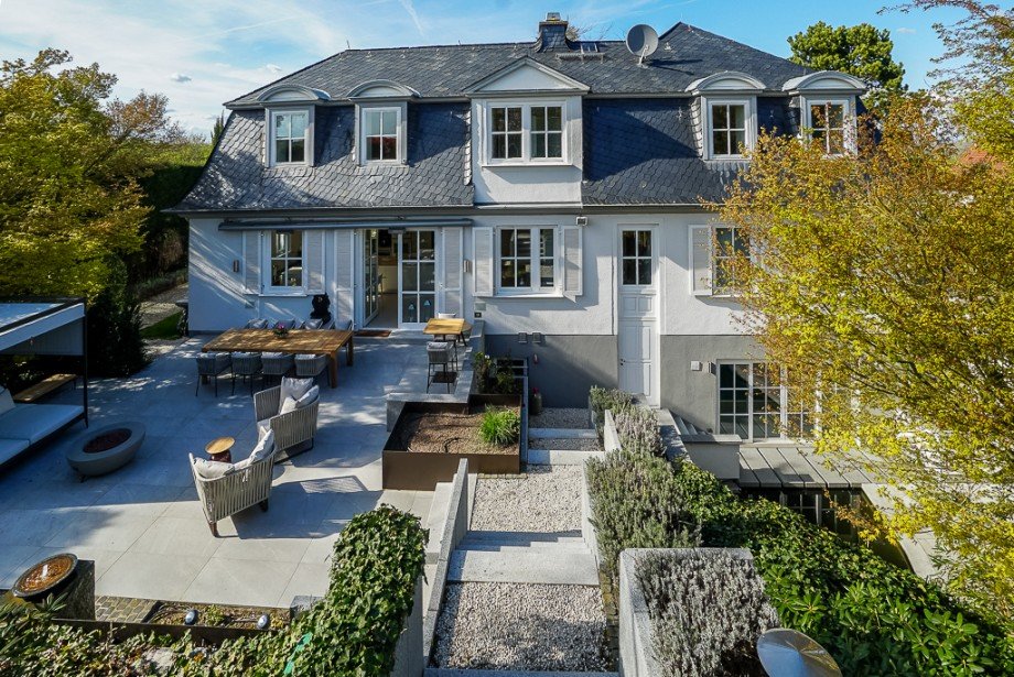 Terrasse vor der K�che Villa Nackenheim