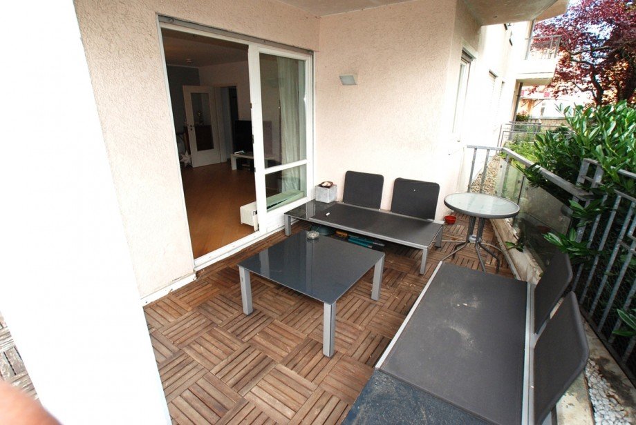 K�hler Immobilien - Terrasse Erdgeschosswohnung Wiesbaden