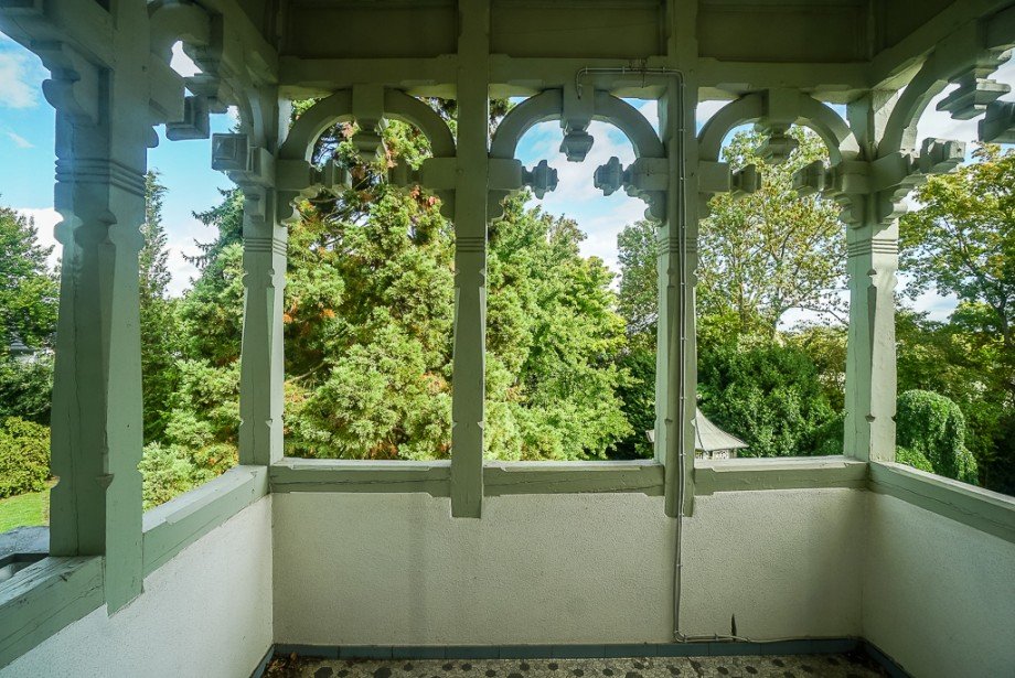 �berdachter Balkon Villa Bodenheim