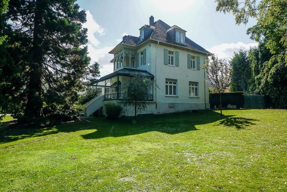 Ansicht vom Gartn Villa Bodenheim